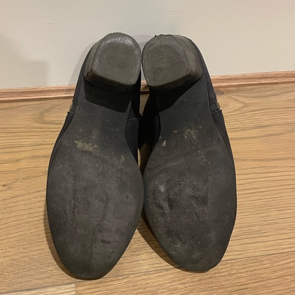 BP Nordstrom Trolley Black Ankle Boots, size 10, Stacked Heel - Picture 11 of 11